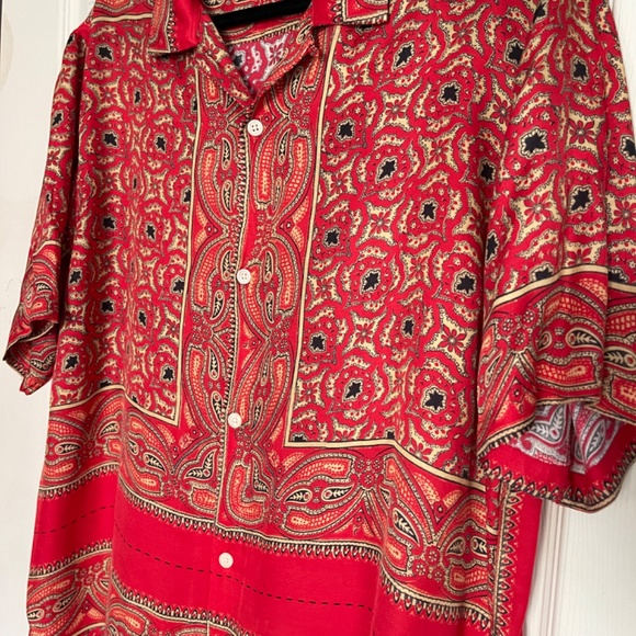 Allsaints Sinaloa SS Shirt - Size Large - Picture 4 of 11